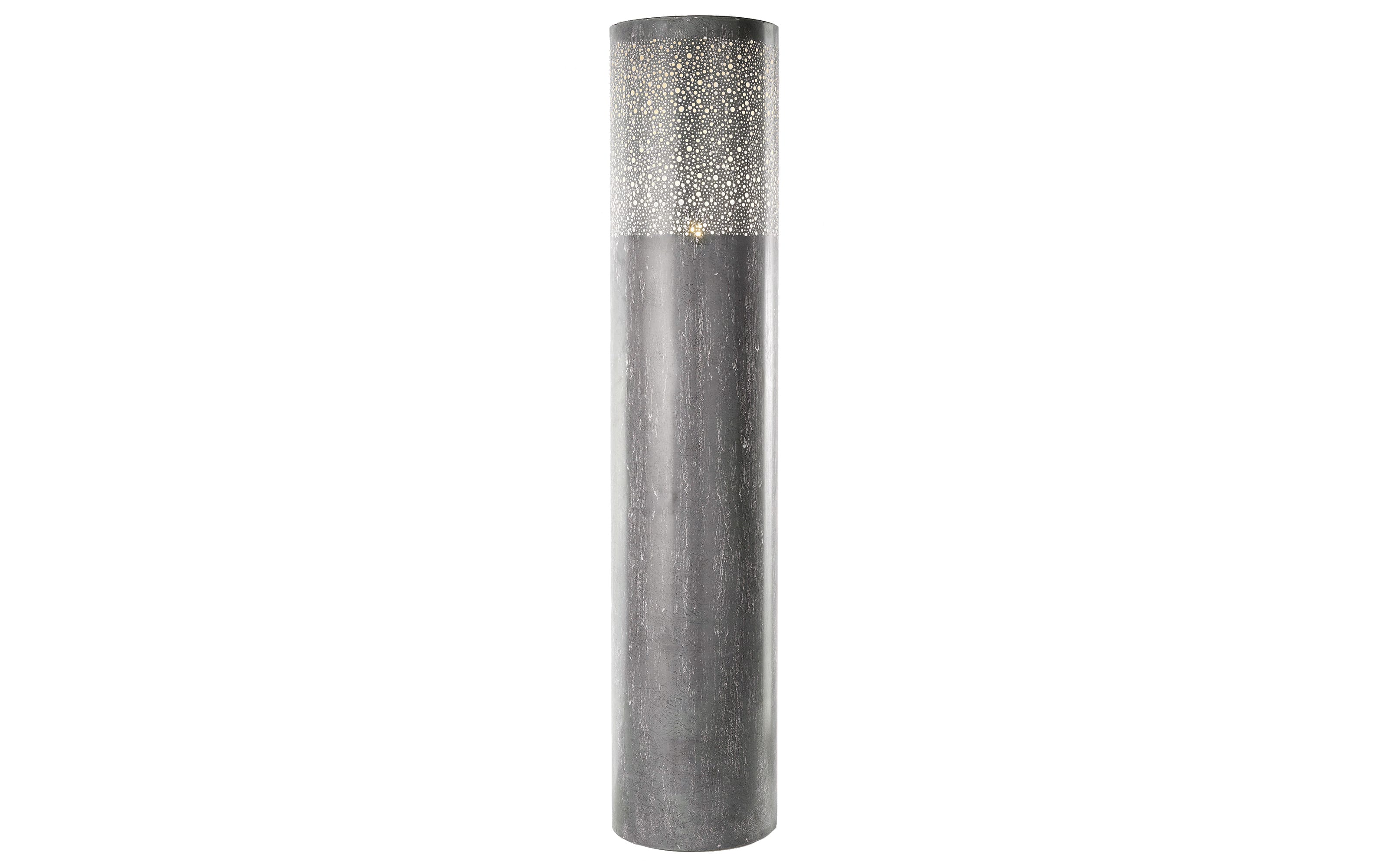 Standleuchte Vintage in grau, 120 cm