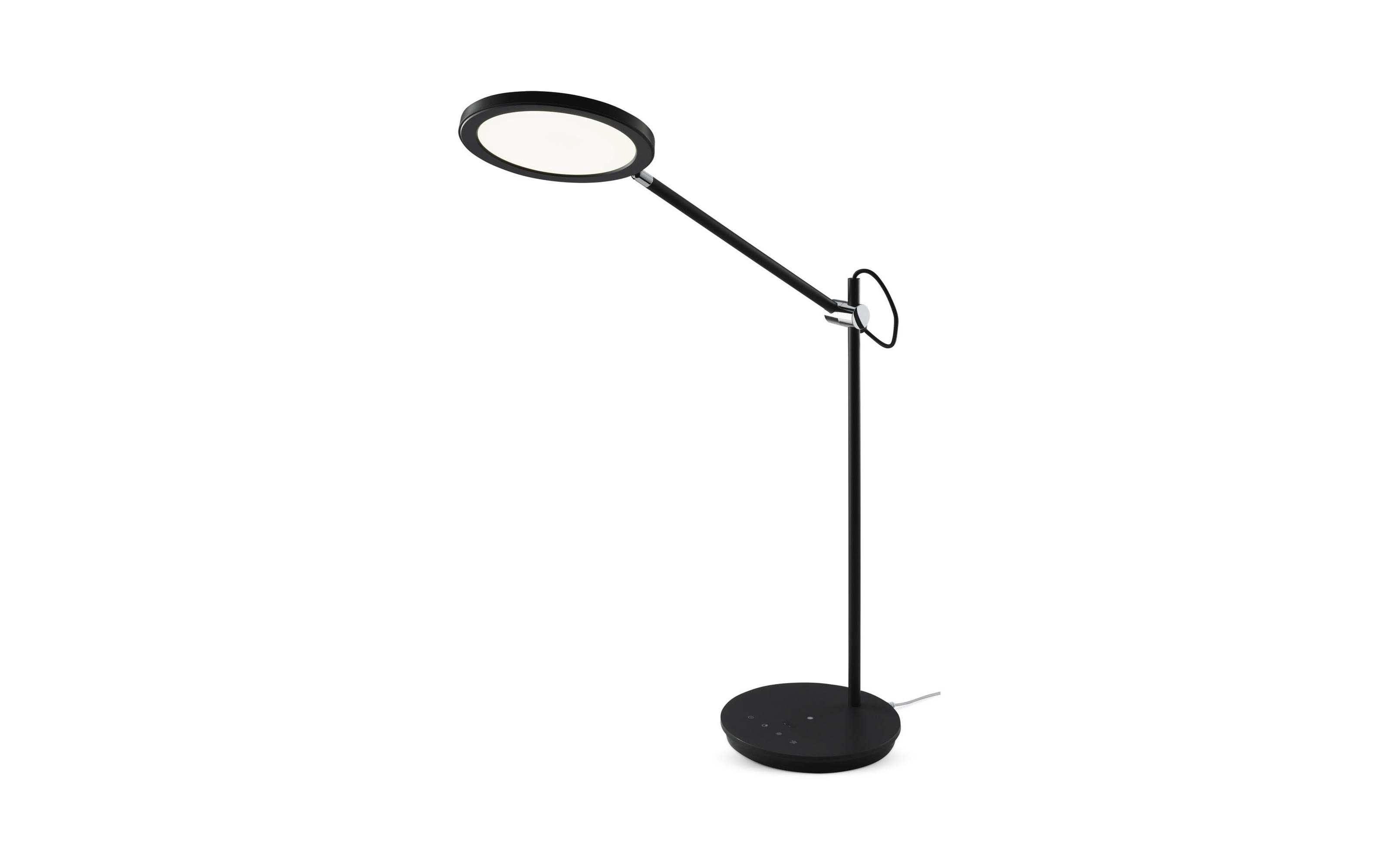 LED Schreibtischleuchte Lumin, schwarz, 90 cm