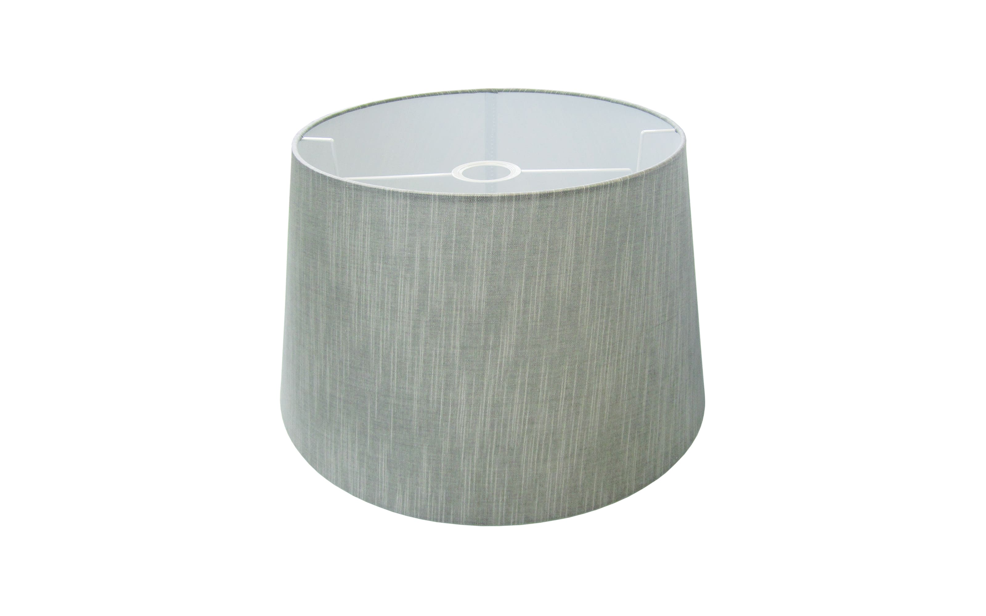 Lampenschirm für Fassung E27 in grau, 40 cm 