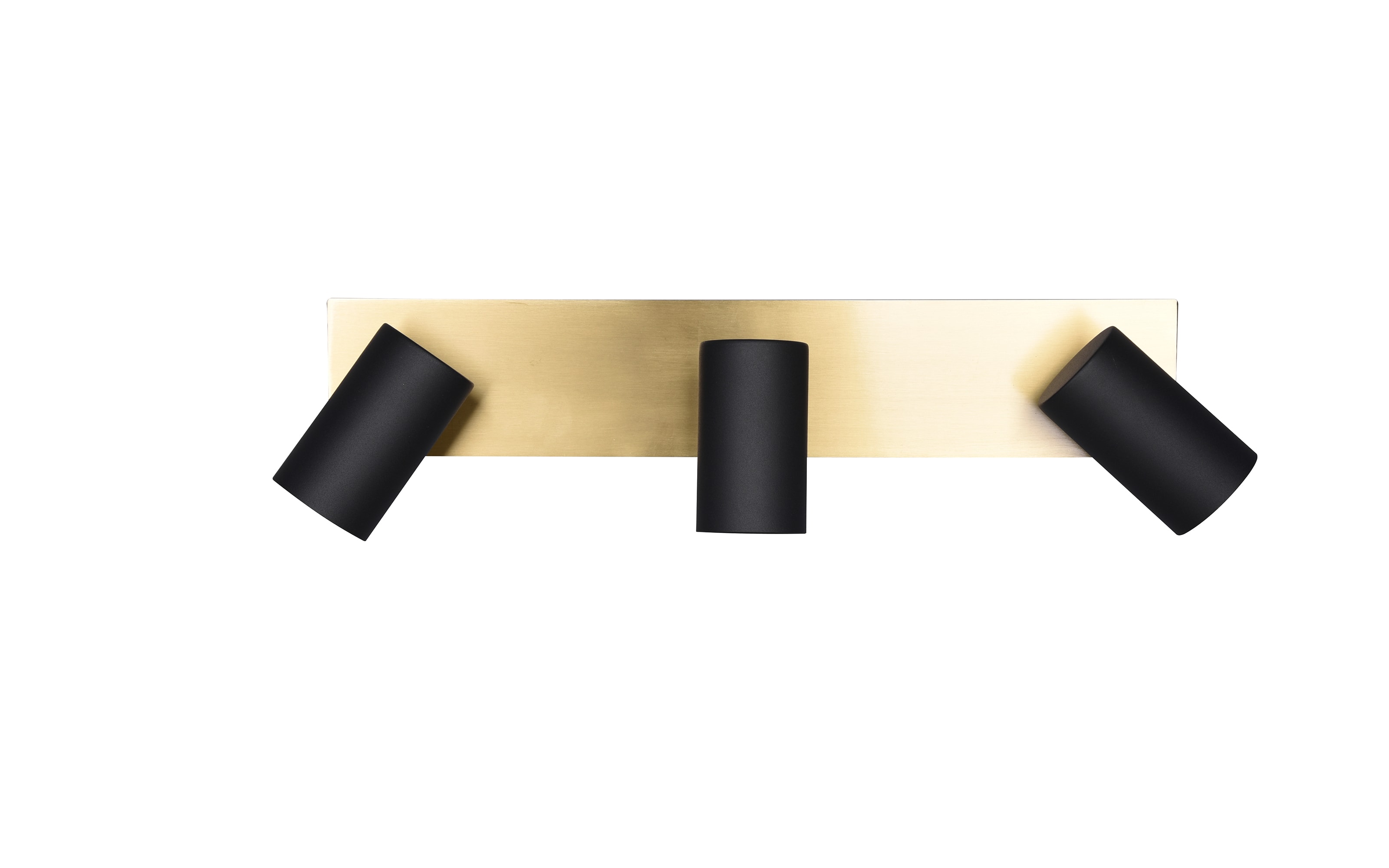 Deckenleuchte Marley, schwarz/gold, 3-flammig, 48 cm