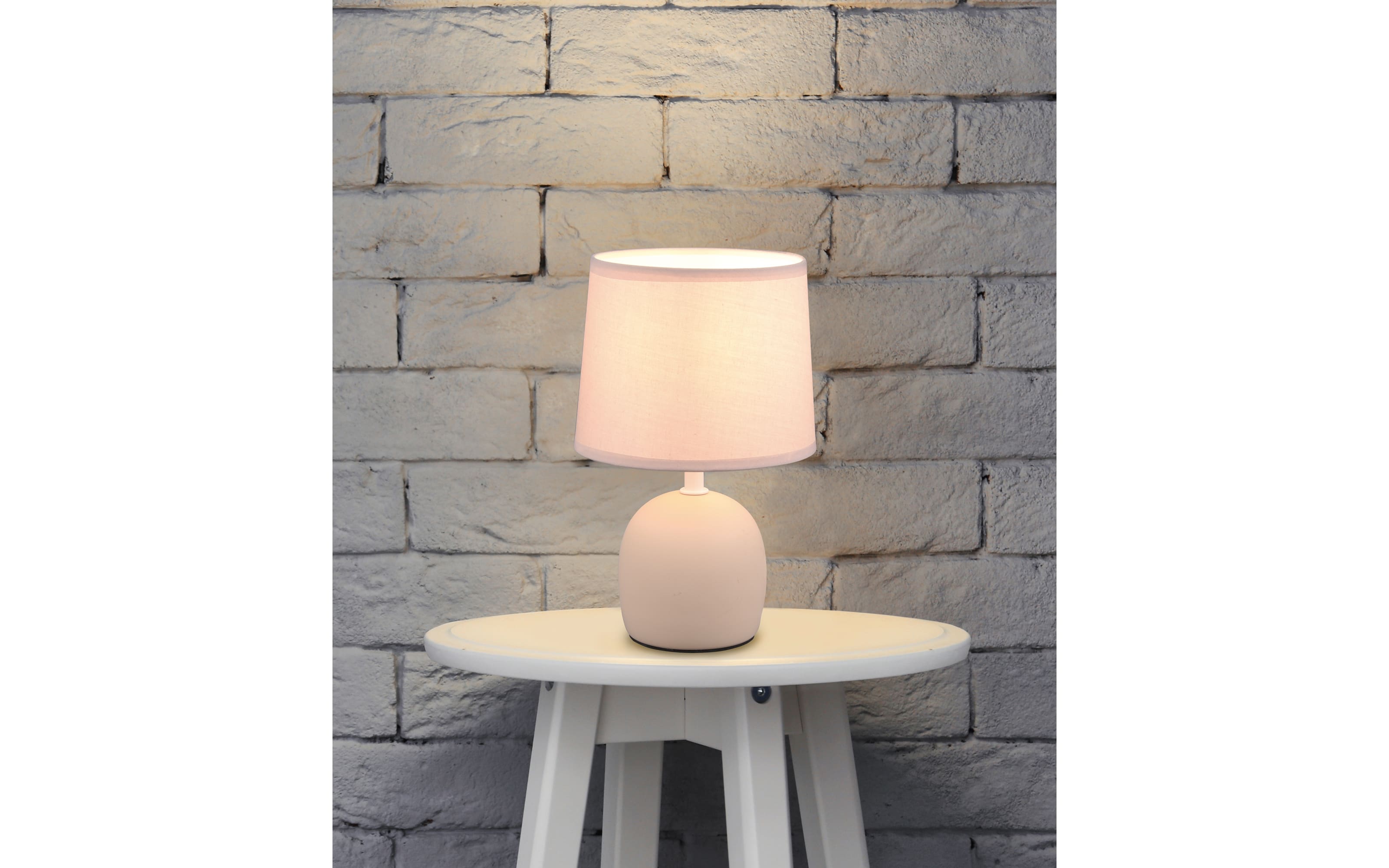 Tischleuchte Malu iin beige