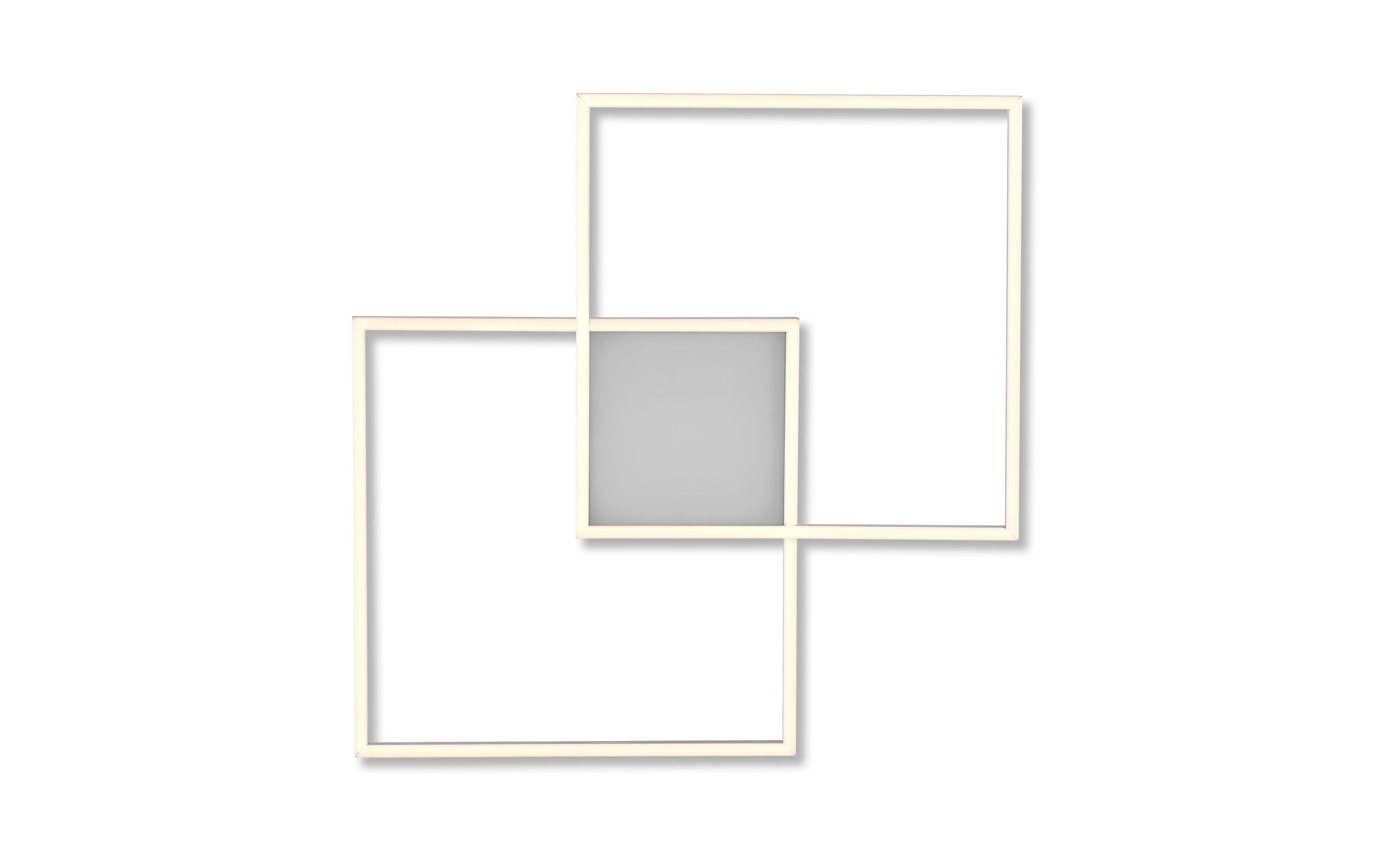 LED-Deckenleuchte Asmin CCT in stahlfarbig, 60 x 60 cm