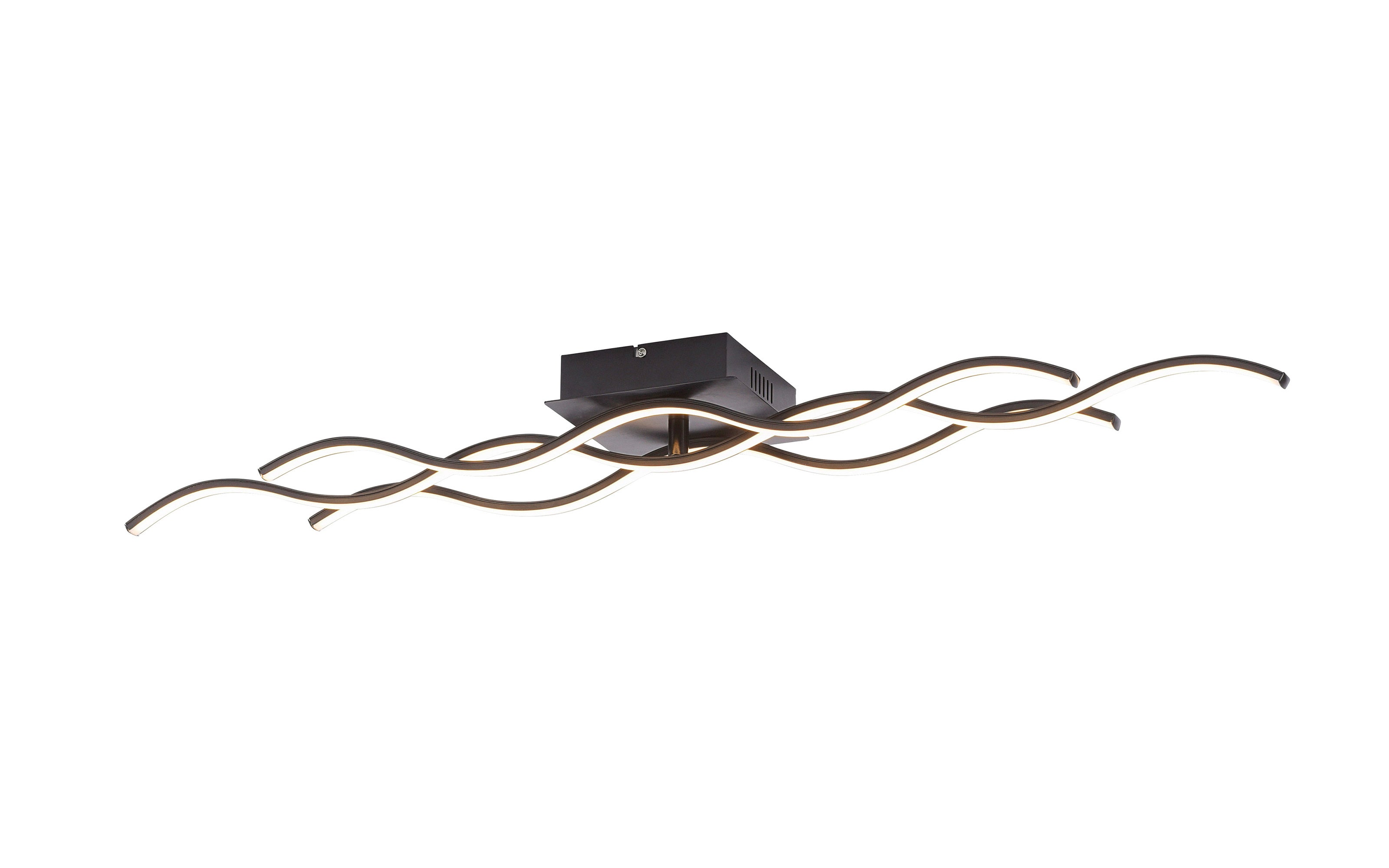 LED-Deckenleuchte Wave in schwarz, 97 cm