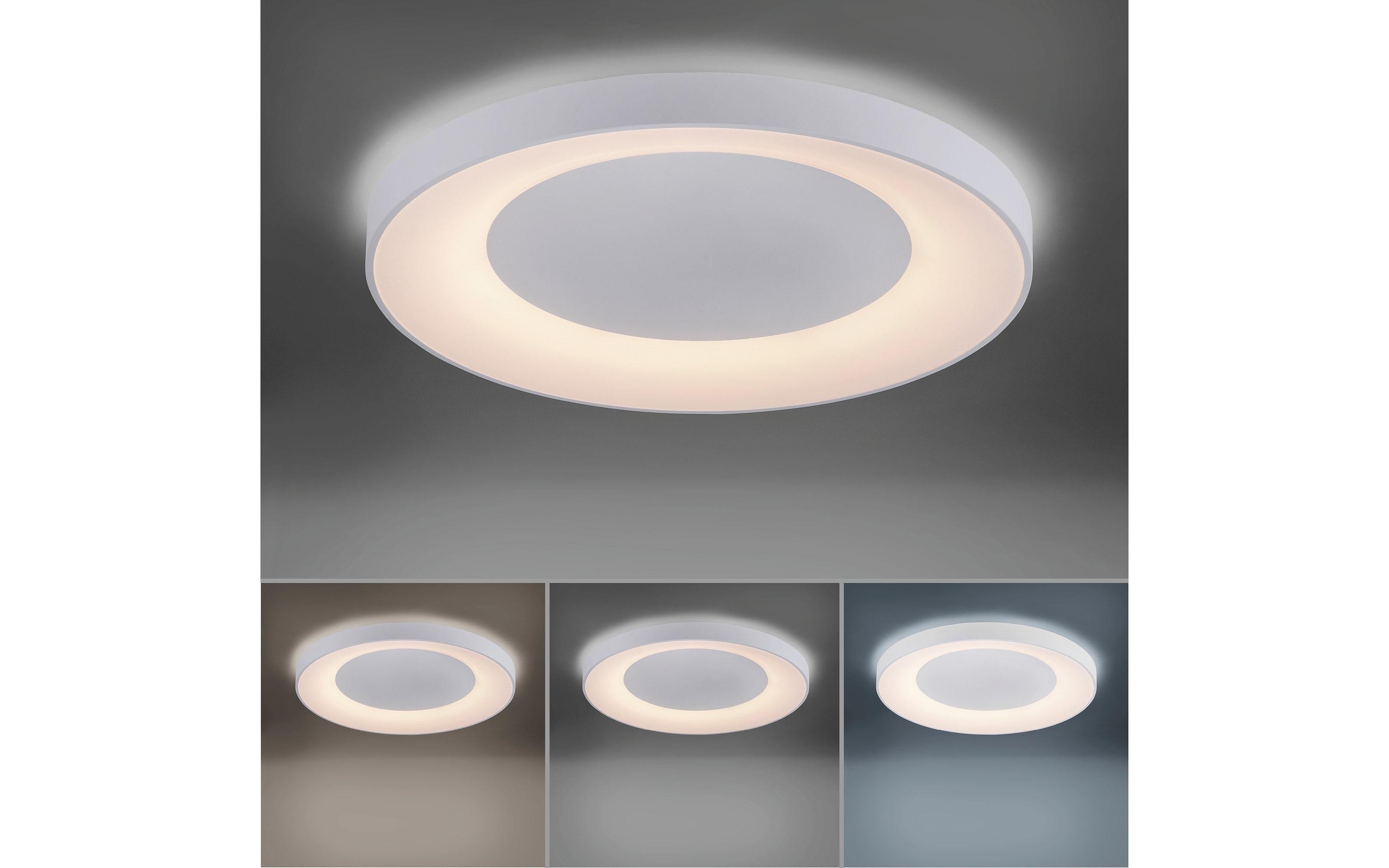 LED-Deckenleuchte CCT Anika in weiß, 70 cm