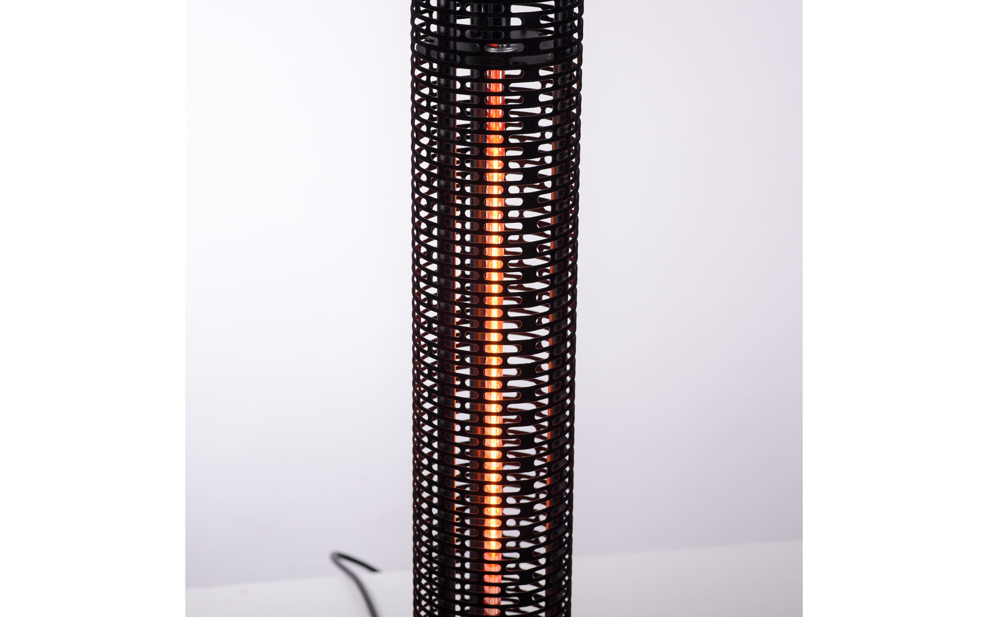 Stand-Heizstrahler Glow IP55 in schwarz, 110 cm
