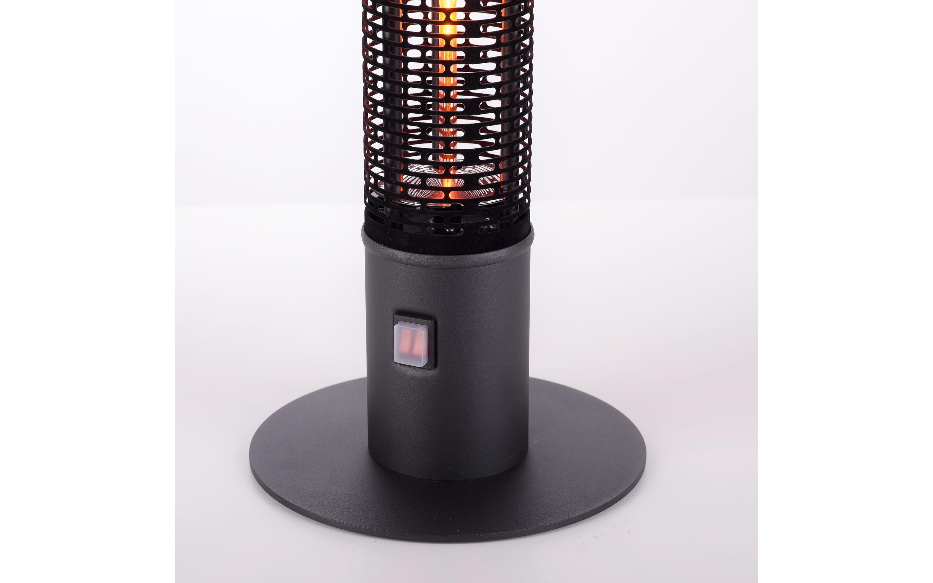 Stand-Heizstrahler Glow IP55 in schwarz, 110 cm