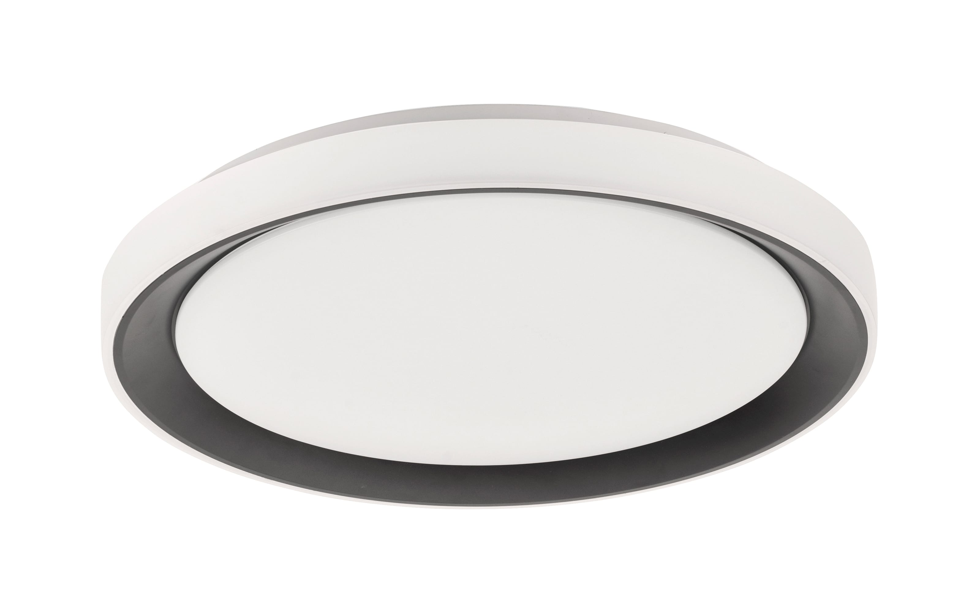 LED-Deckenleuchte Disc CCT RGB in schwarz/weiß, 51 cm