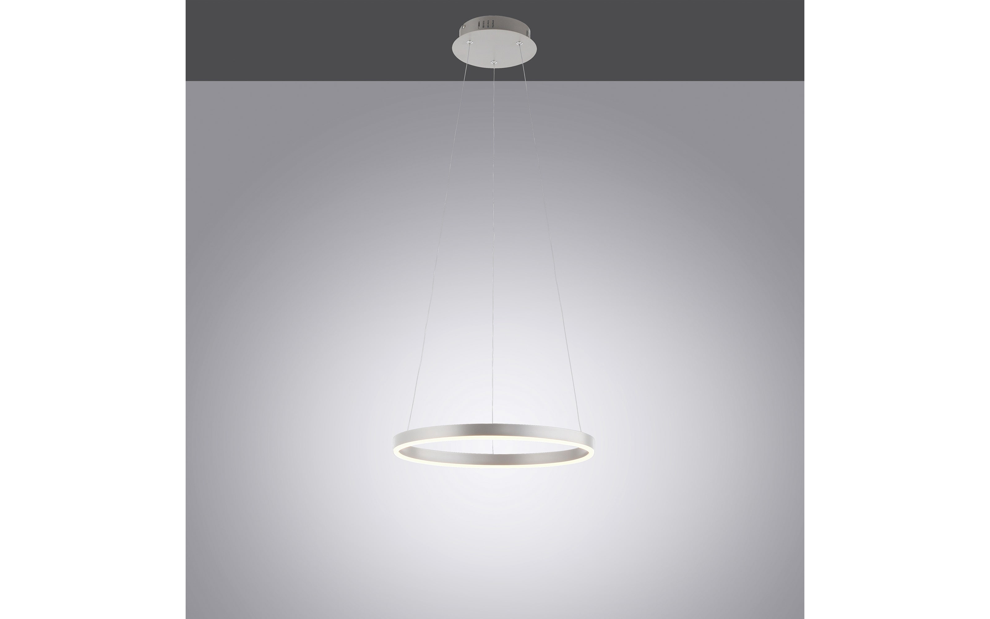 LED-Pendelleuchte Ritus, aluminium, 39,3 cm