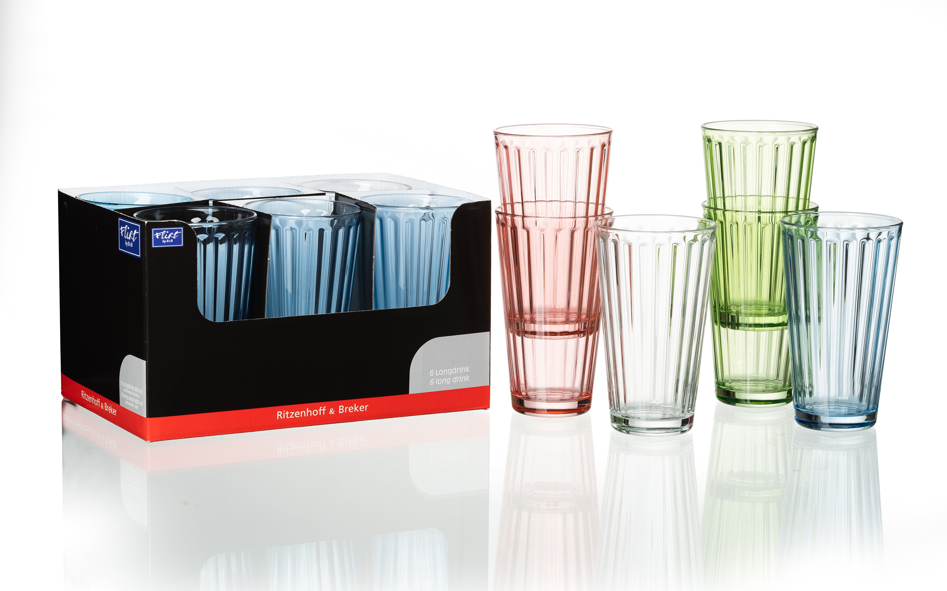 Longdrinkglas Lawe, Smoke, 400 ml