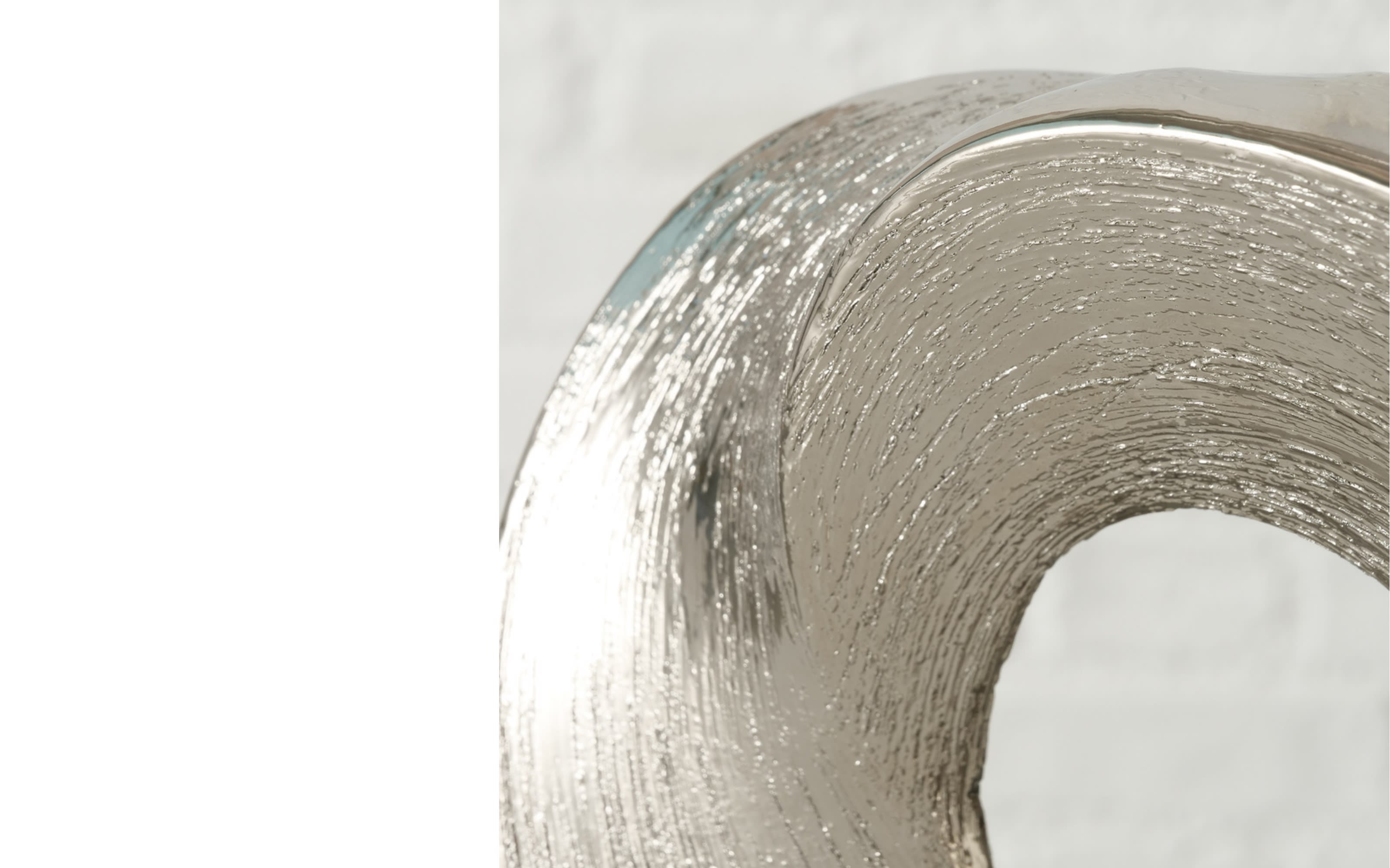 Dekoaufsteller Gaumont in silber, 24 cm