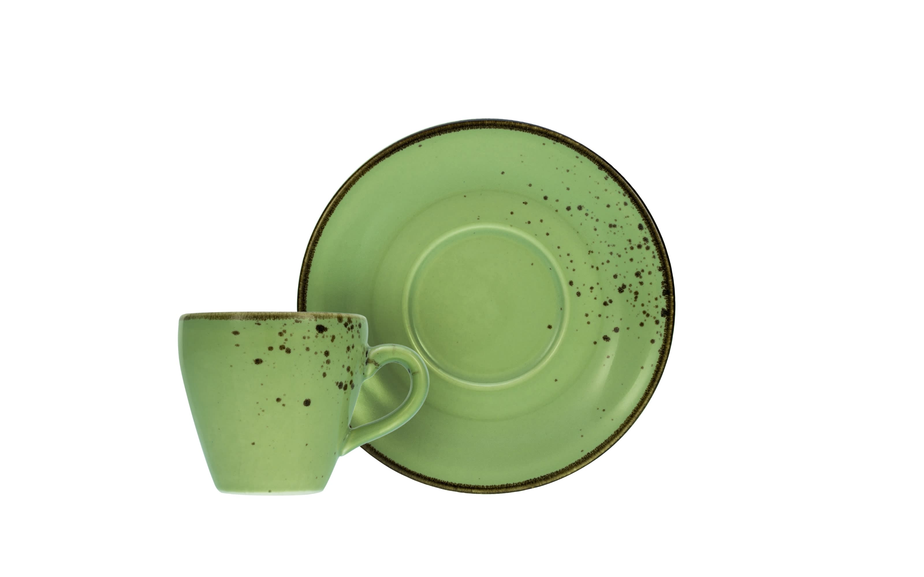 Espressountere Nature Collection in naturgrün, 12 cm