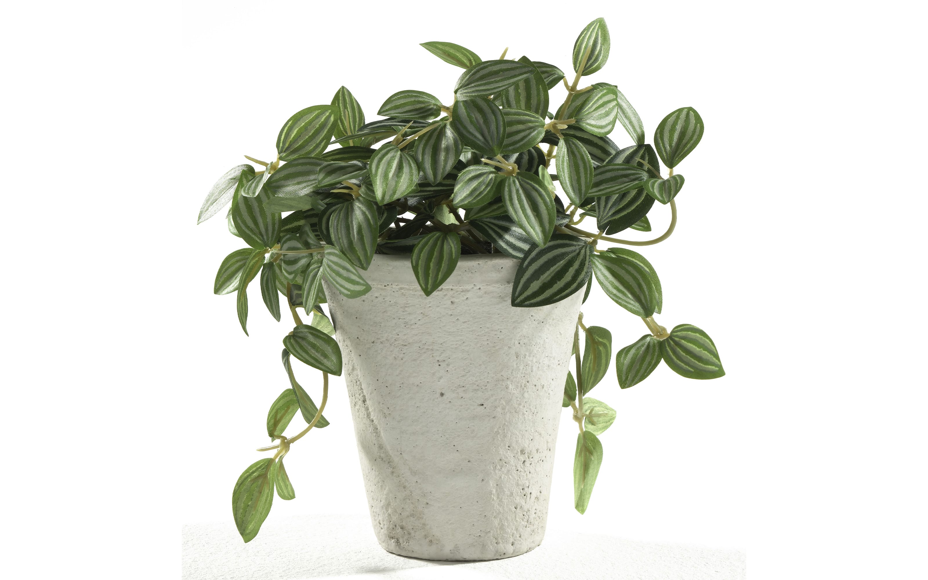 Kunstpflanze in grauem Topf ca. 21 cm