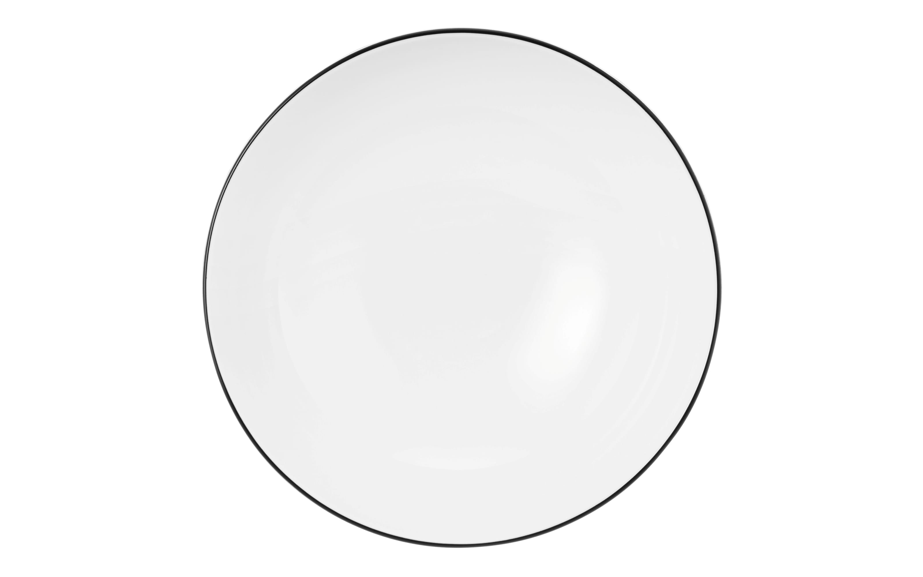 Dessertschale Lido Black Line in weiß, 15 cm