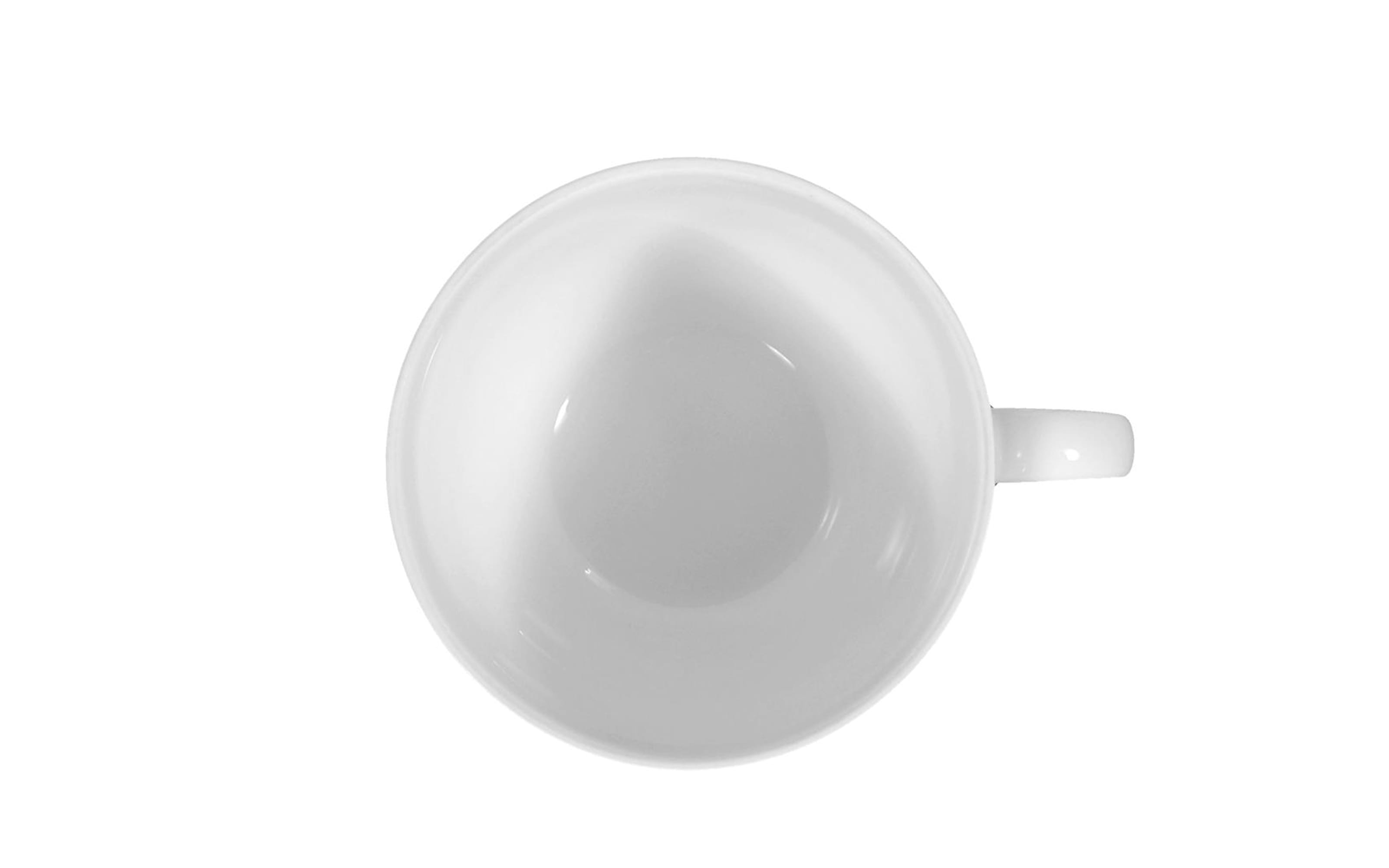 Kaffeetasse Rondo Liane in weiß, 0,21 l