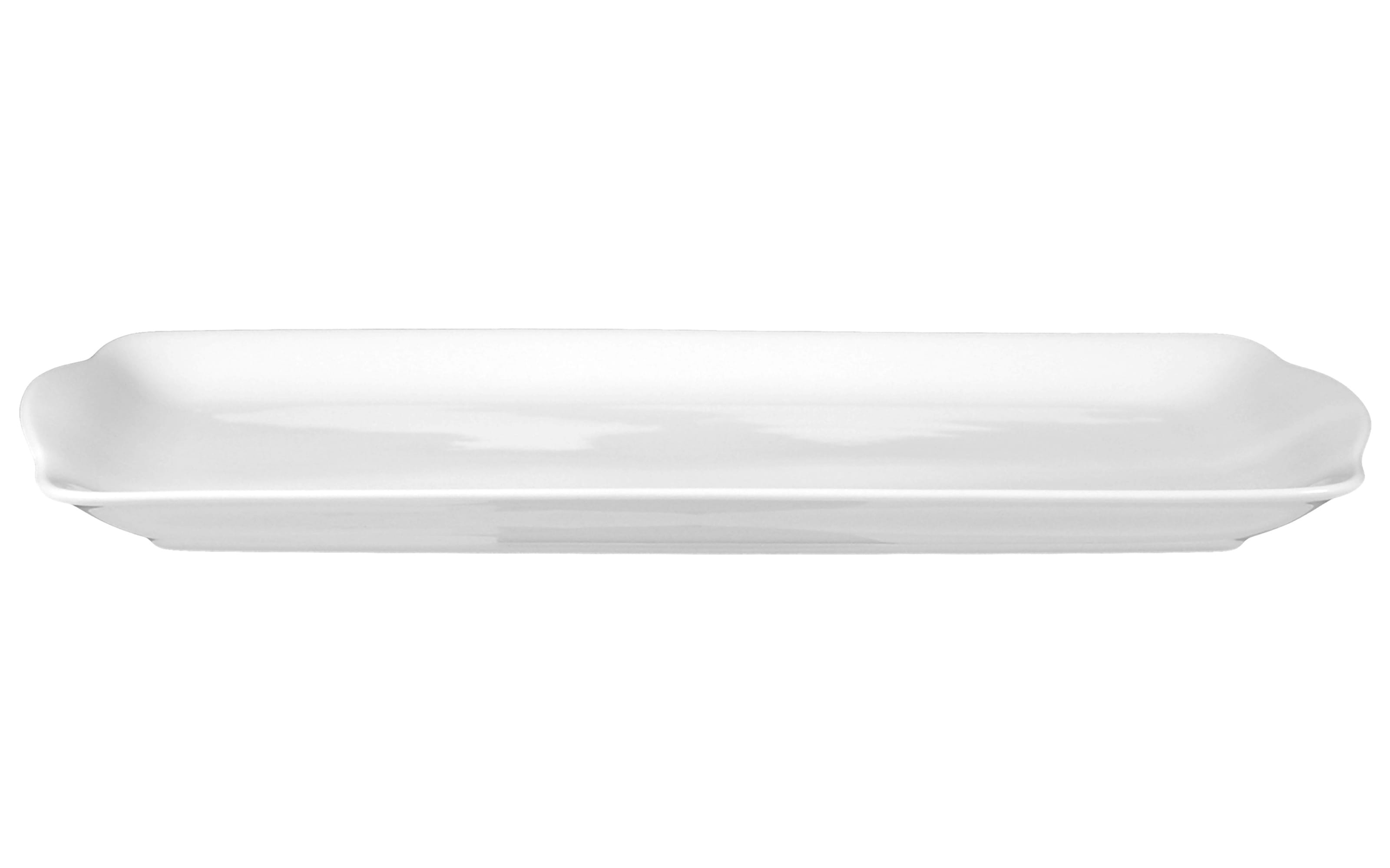 Kuchenplatte Rondo Liane in weiß, 35 cm 