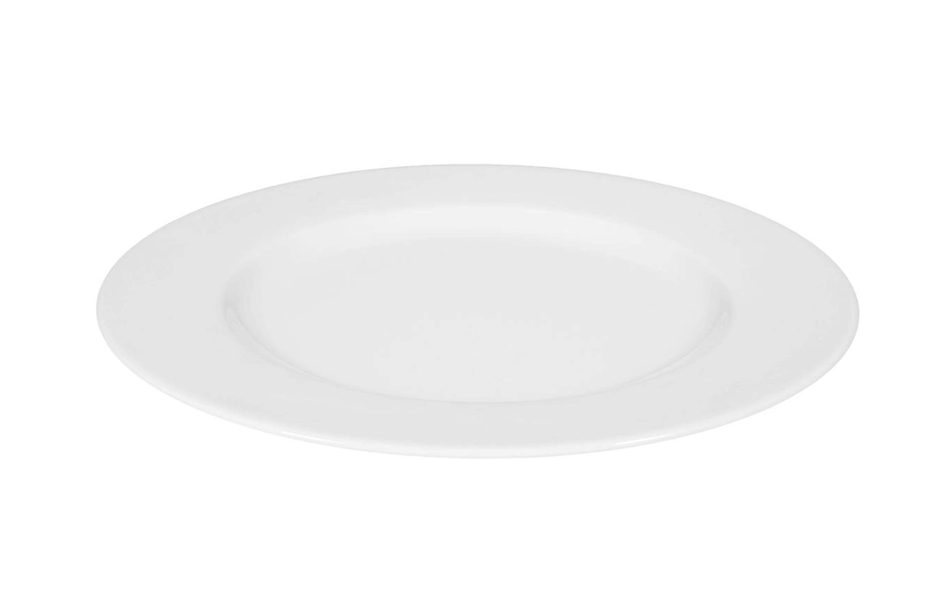 Speiseteller Rondo Liane in weiß, 27 cm