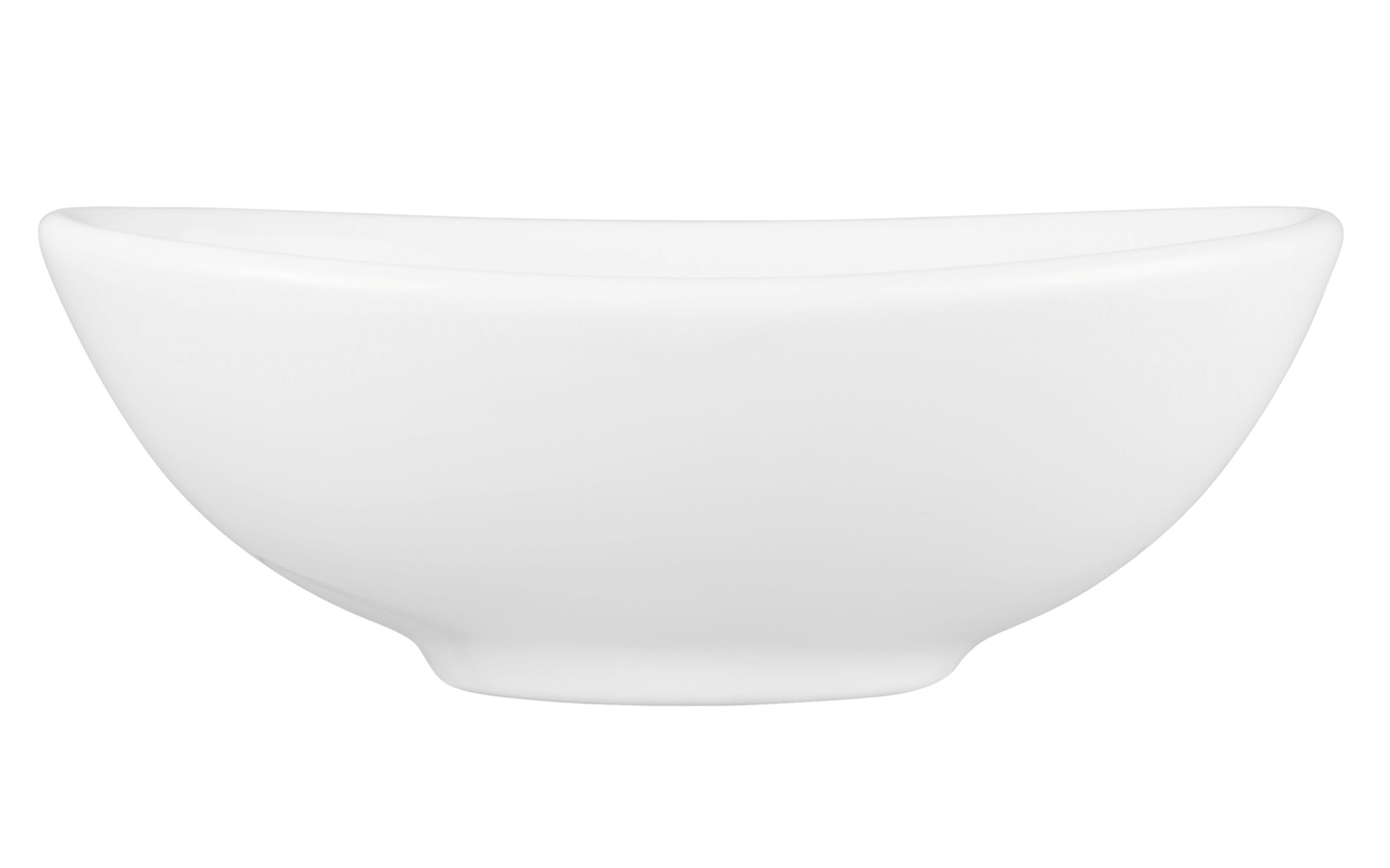 Bowl Modern Life in weiß/oval, 9 cm