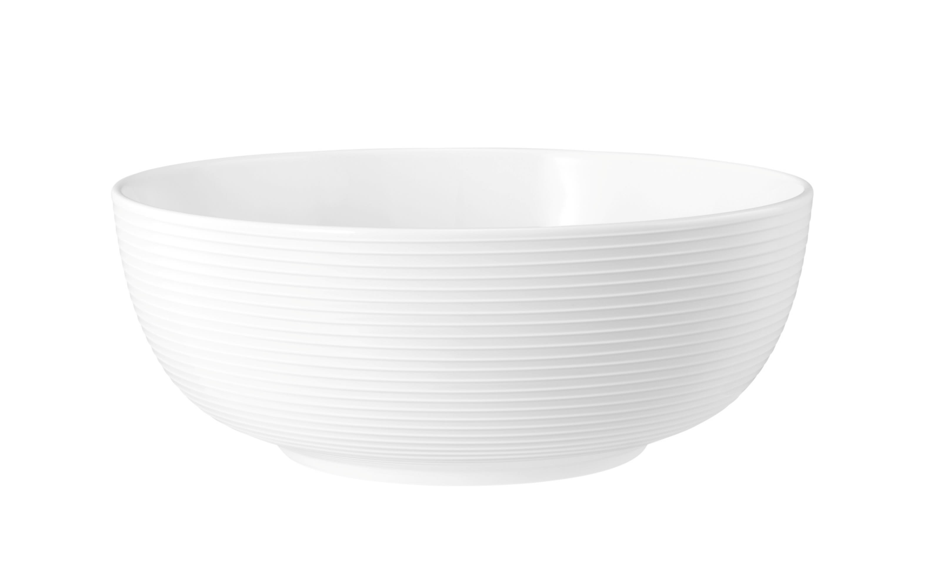 Foodbowl Beat in weiß uni, 20 cm