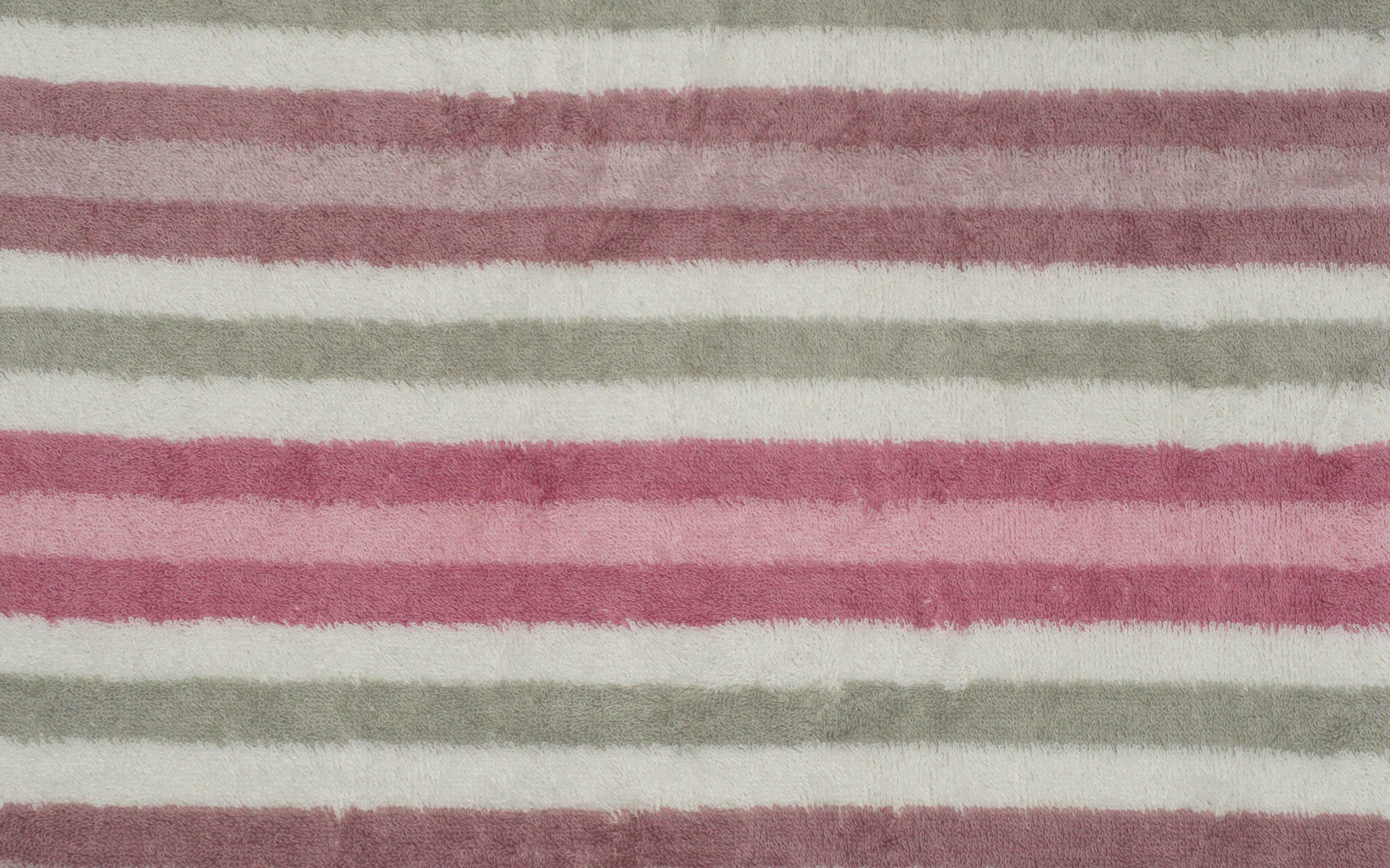 Duschtuch Streifen in rose, 70 x 140 cm