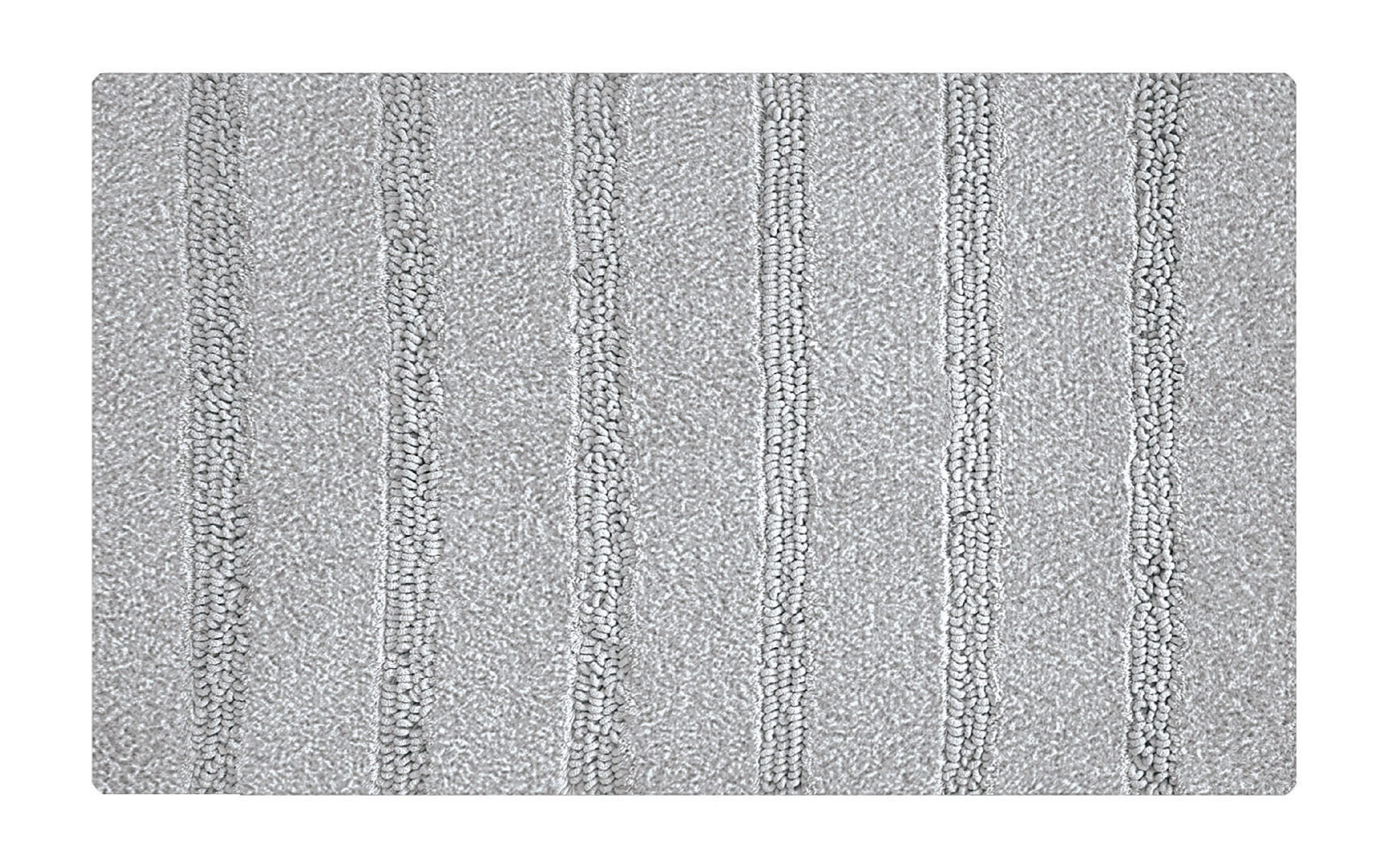 Badteppich Monrovia in platin, 60 x 60 cm