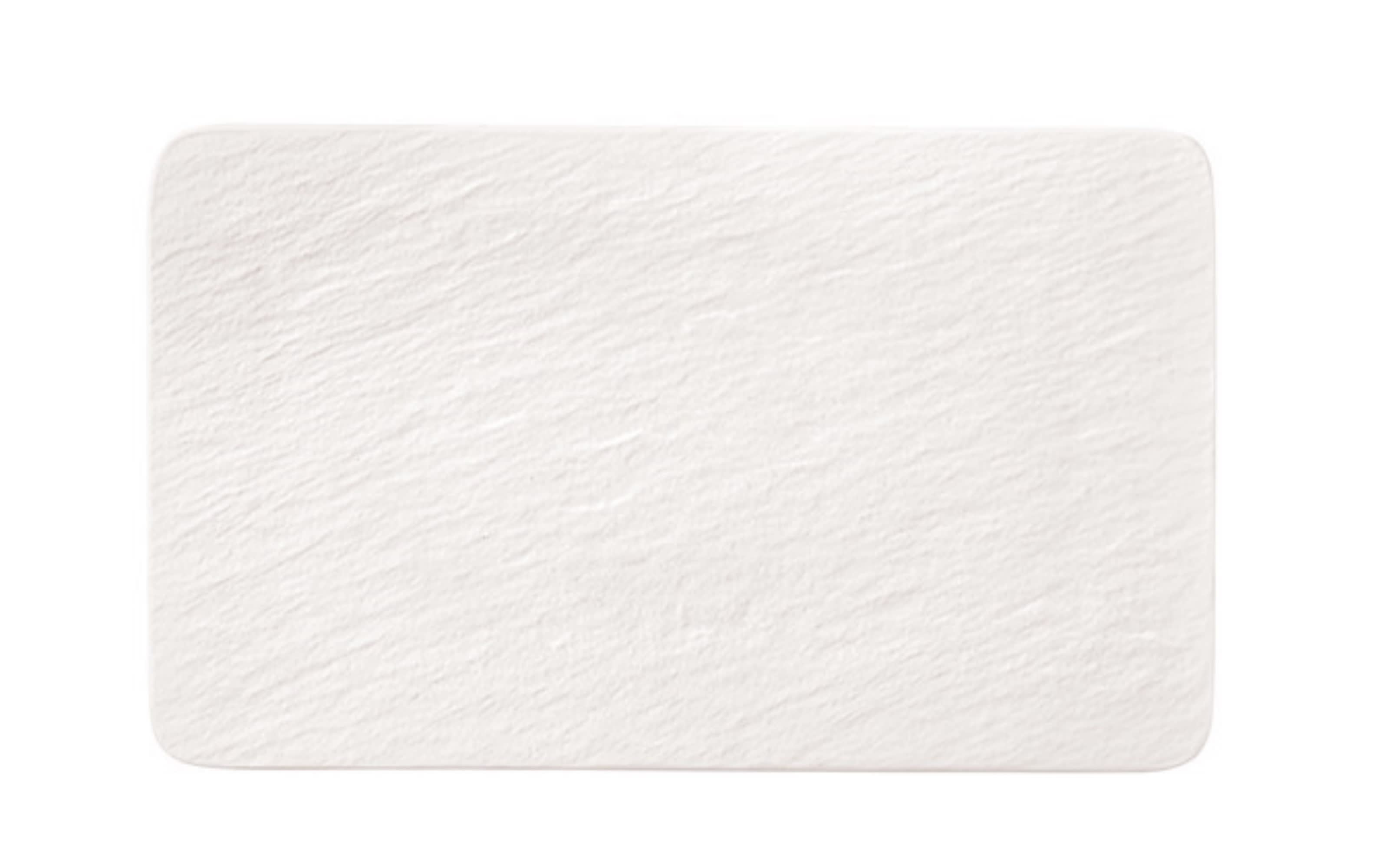 Multifunktionsteller Manufacture Rock Blanc in weiß, 28 x 17 cm