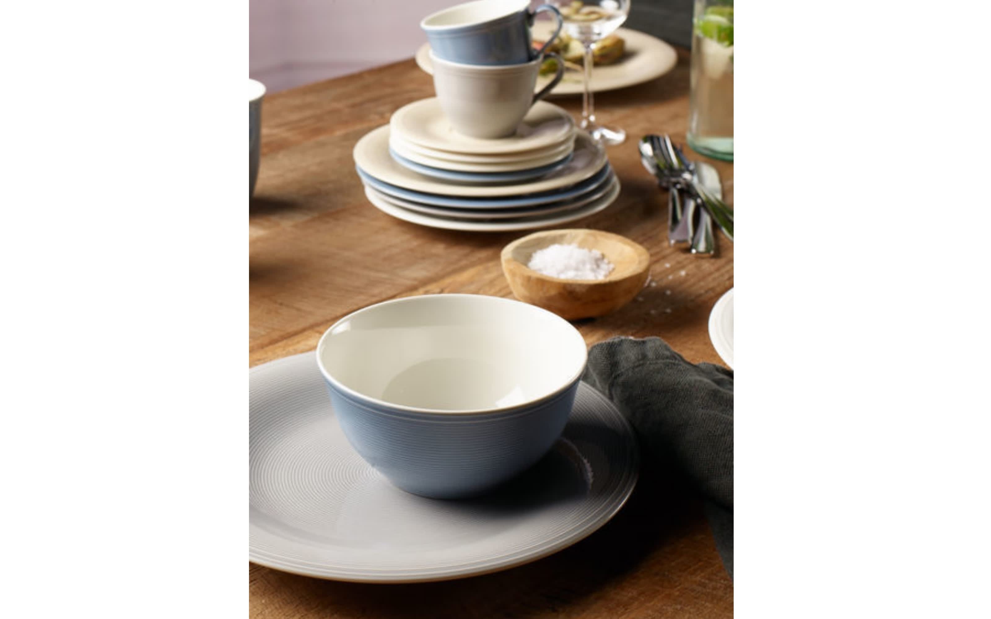 Kaffeeobertasse Horizon Color Loop aus Porzellan in hellblau