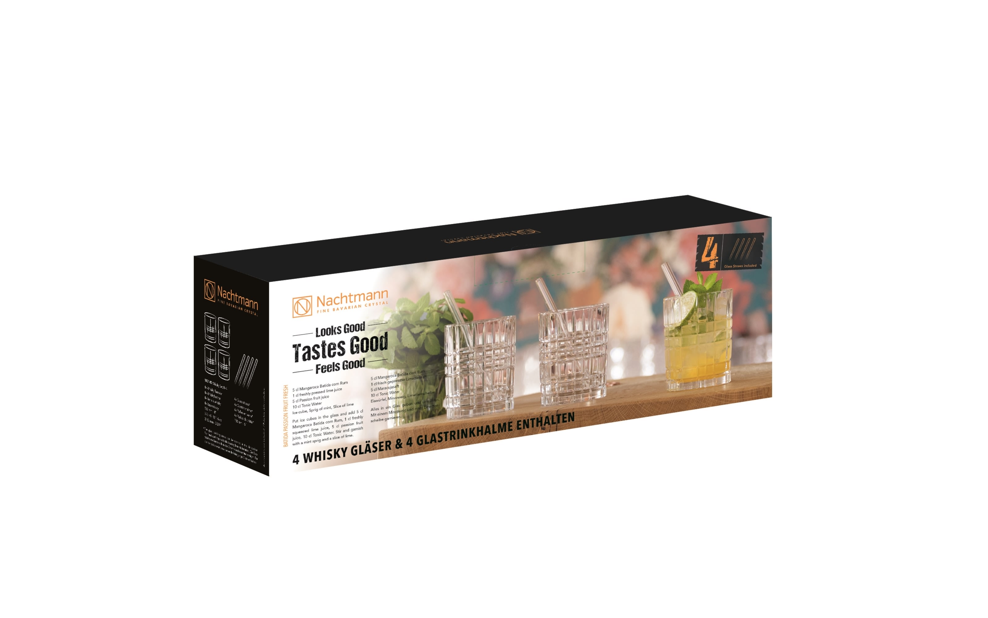 Whiskygläser Set Tastes Good, 4-teilig 