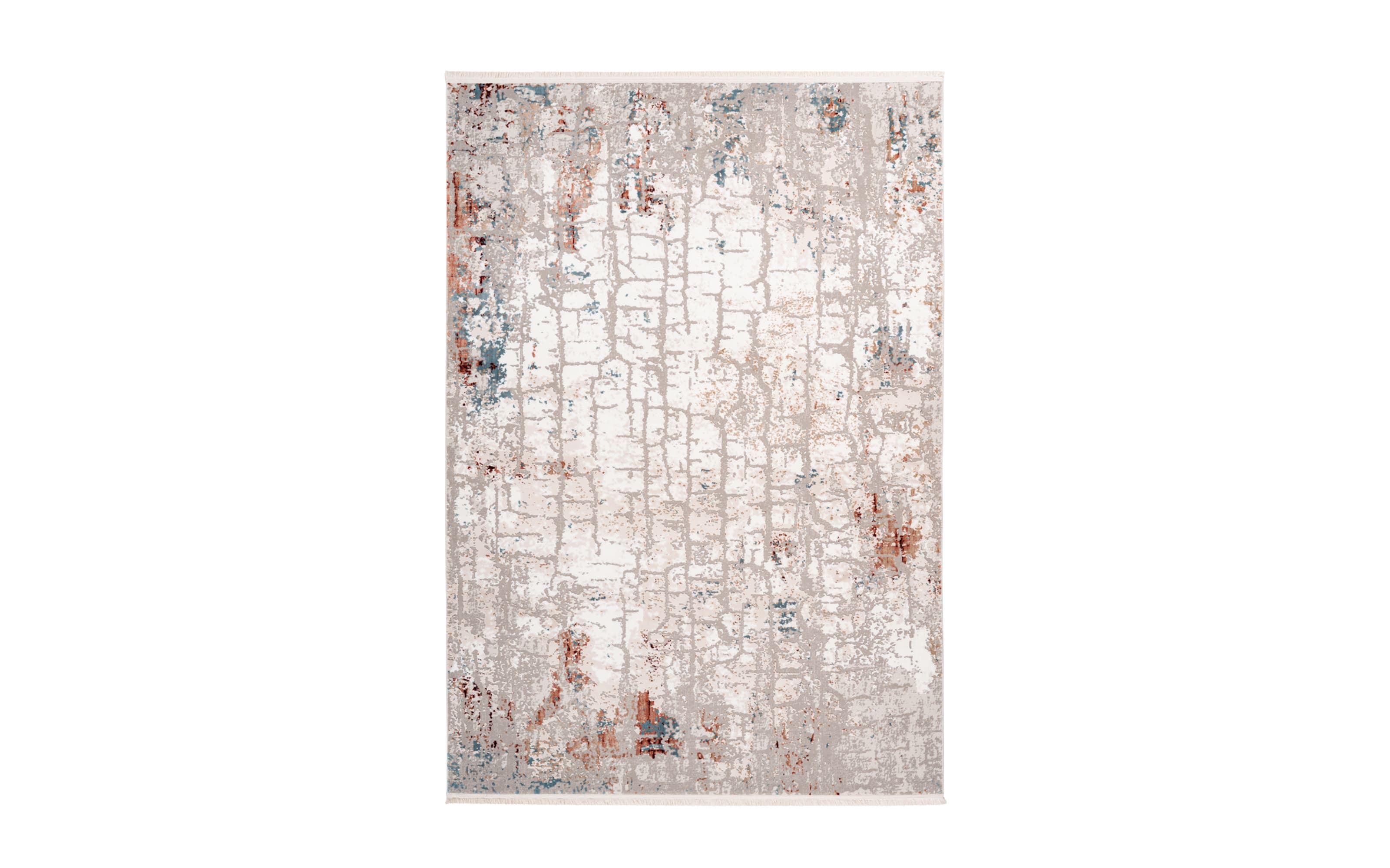 Teppich Akropolis 125 in grau/lachsrosa, ca. 80 x 150 cm