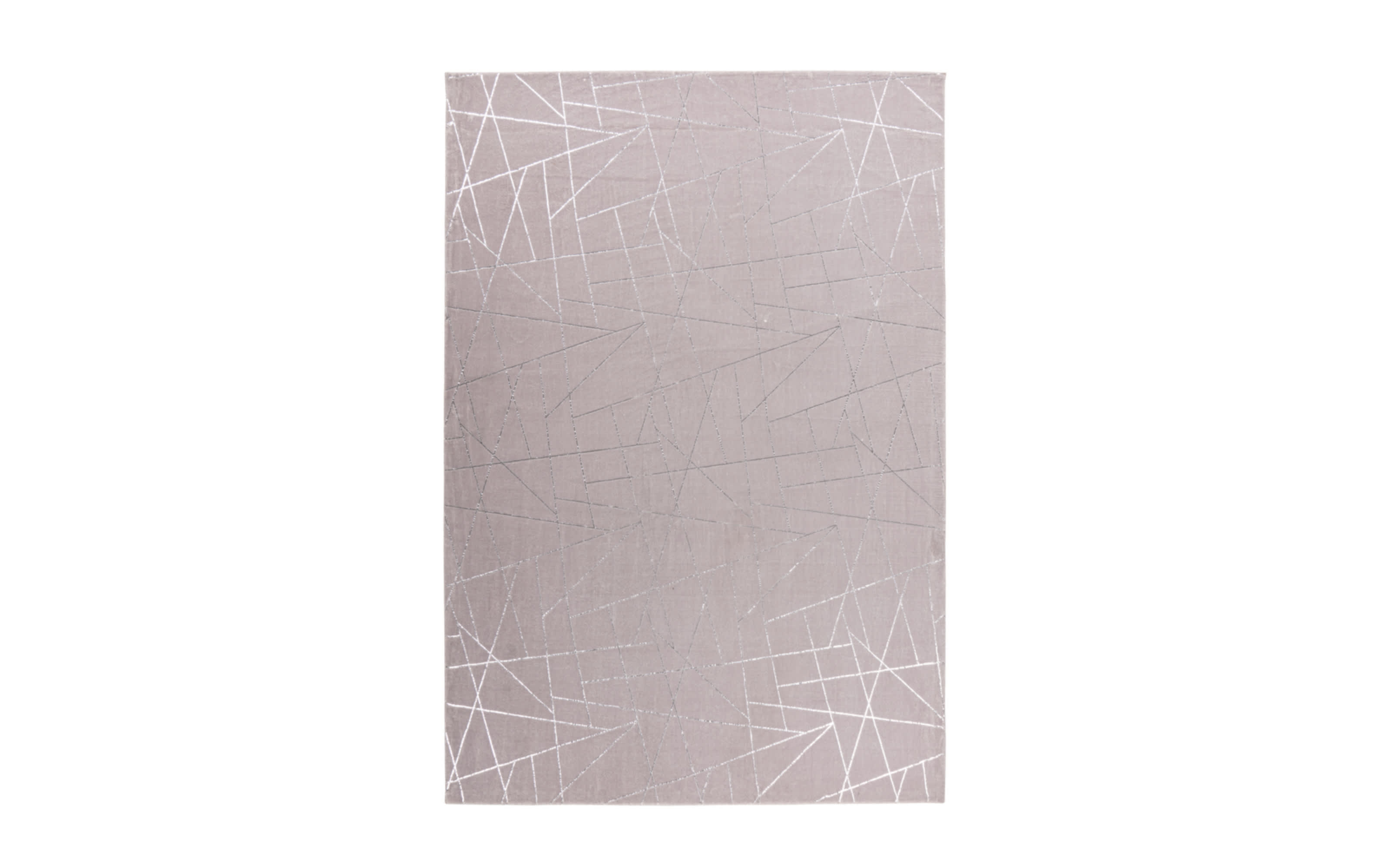 Teppich Bijou 125 in taupe/silber, ca. 80 x 150 cm
