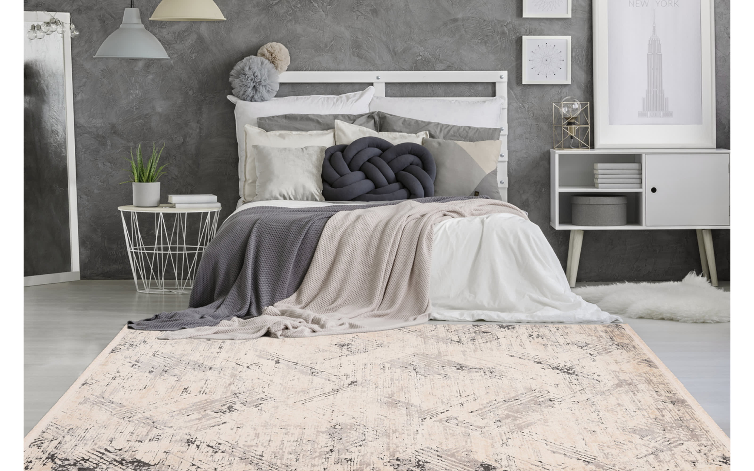 Teppich Palace 600 in multi-beige 80 x 150 cm