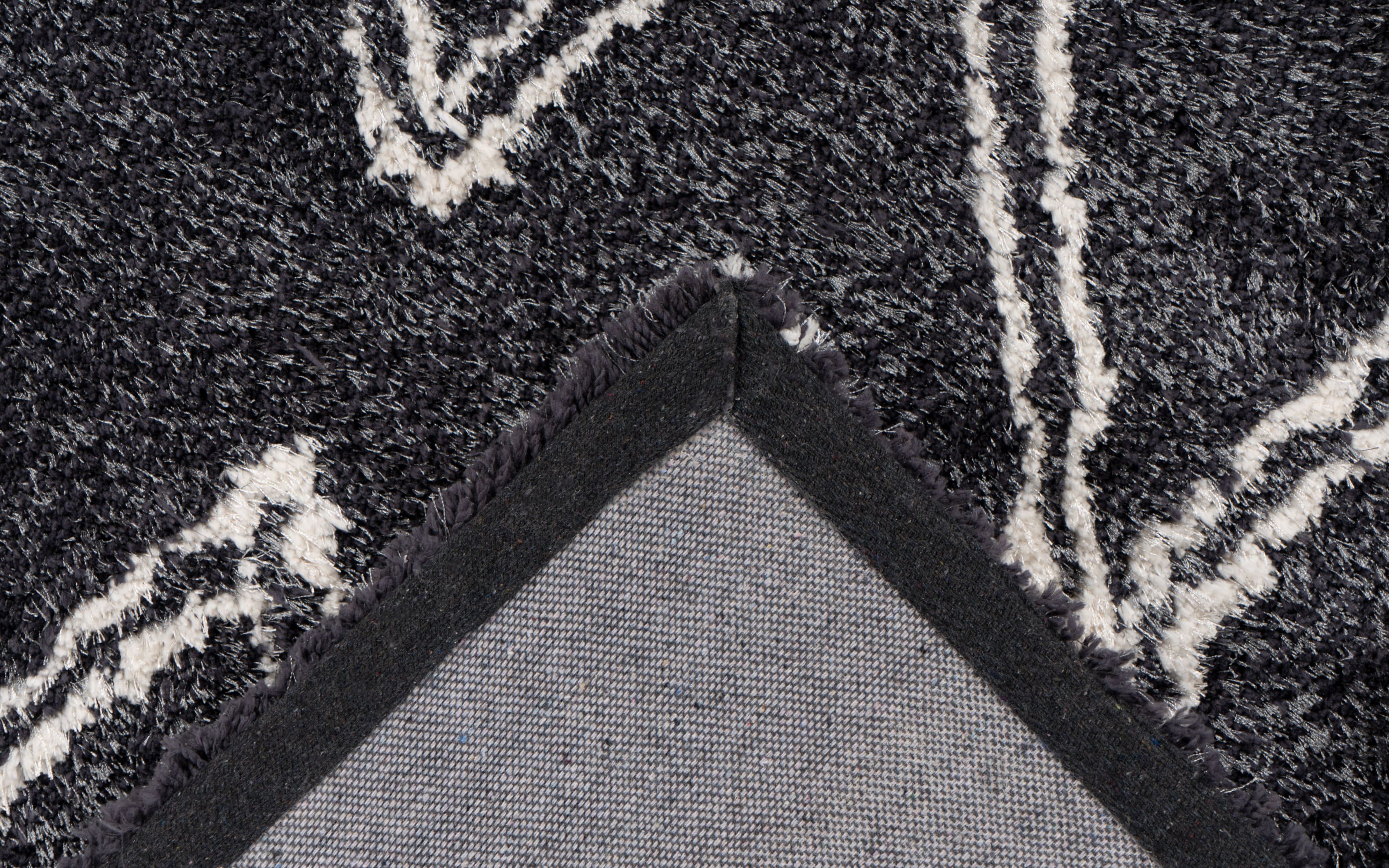 Teppich Orlando 325 in anthrazit, ca. 80 x 150 cm