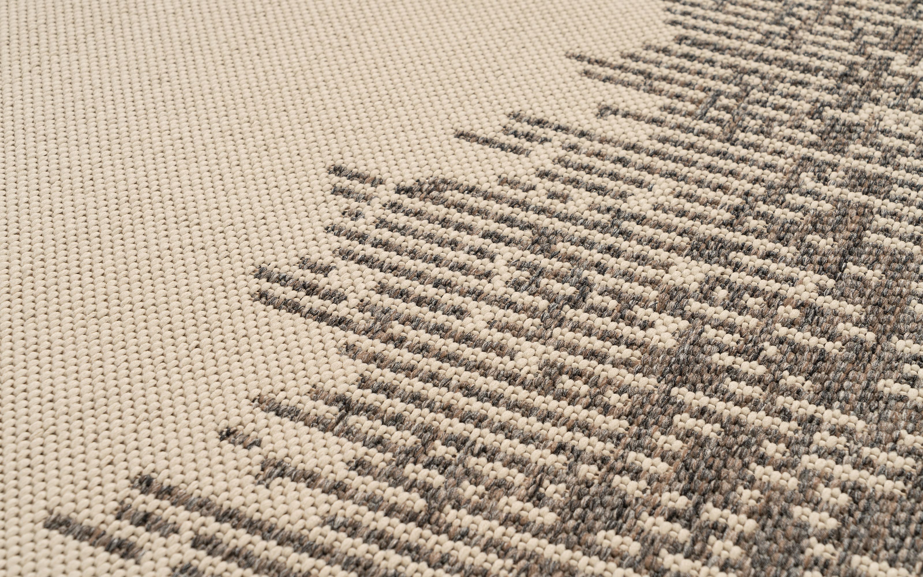 Outdoorteppich Splash 900 in creme, 120 x 170 cm
