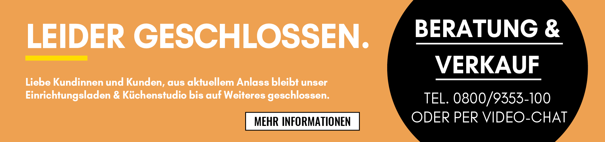 Leider geschlossen