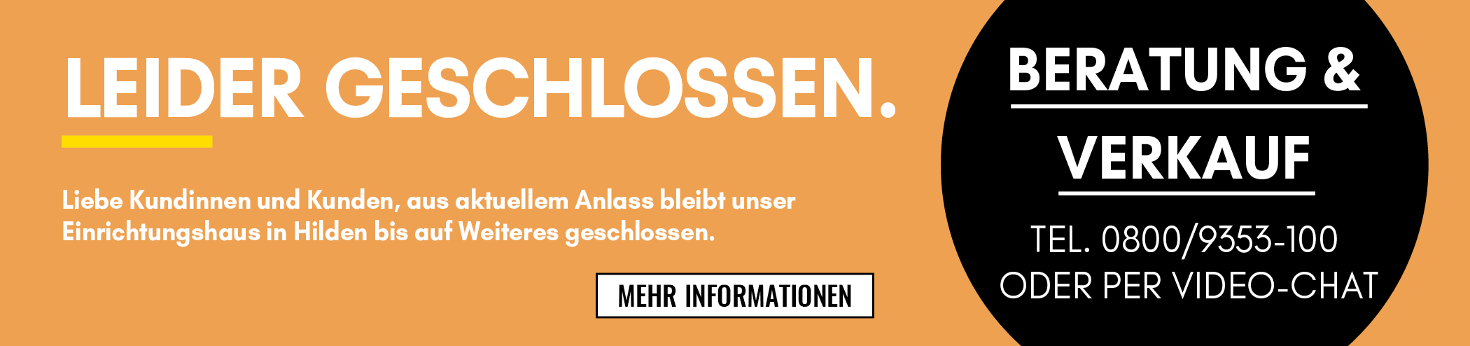 Leider geschlossen