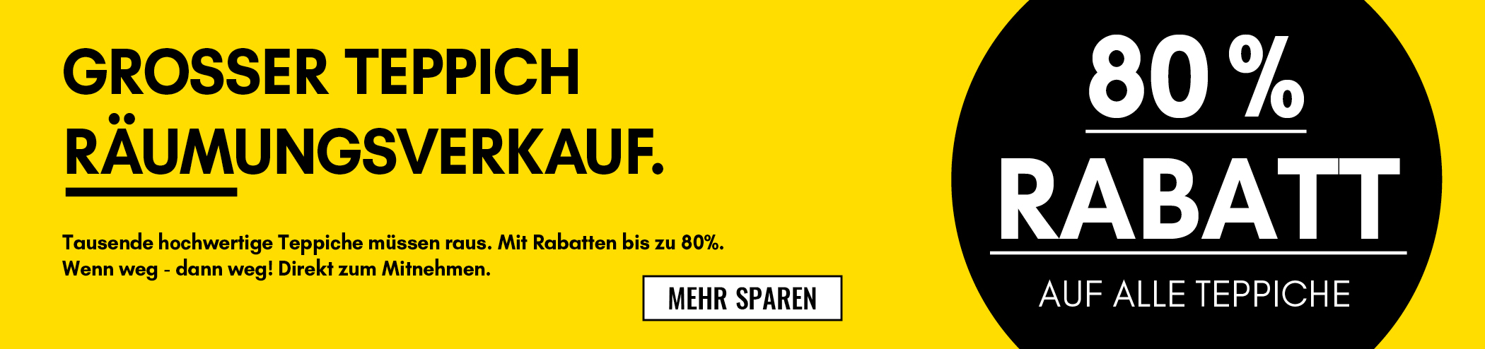 Teppich Räumungsverkauf