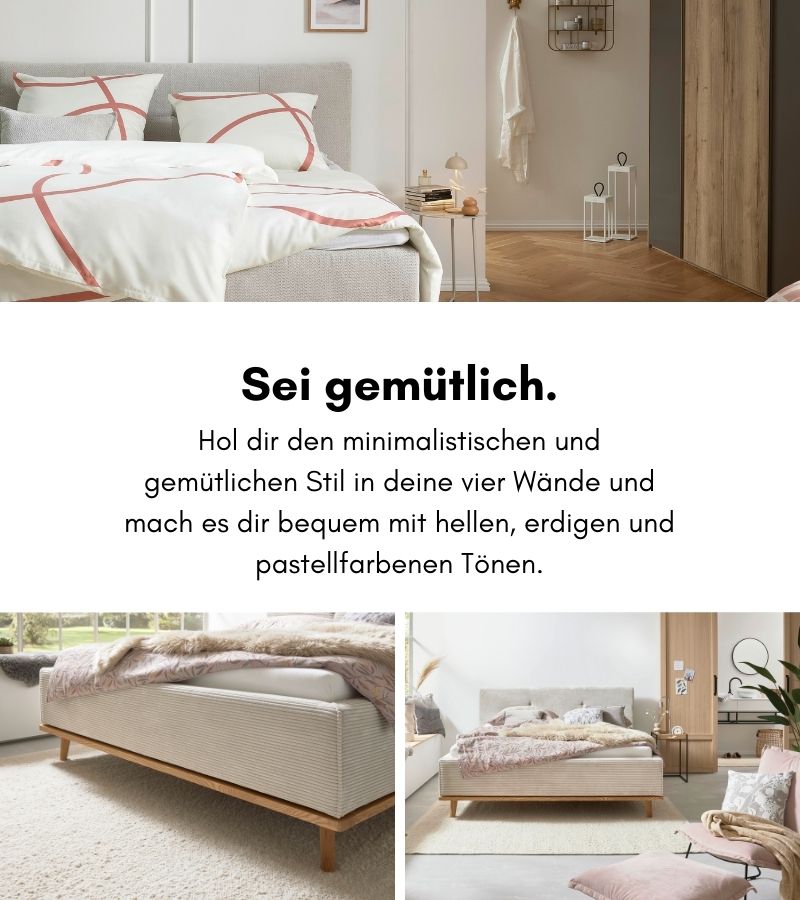 Schlafzimmer im Skandi Style