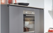 Einbauküche Touch, Lacklaminat Hochglanz schiefergrau, inklusive AEG Elektrogeräte