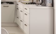 Einbauküche Sontra, weiß softmatt, inklusive Elektrogeräte
