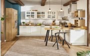 Einbauküche Malaga, weiß, inklusive Bosch Elektrogeräte