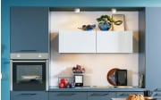Einbauküche Uno, graphit, inklusive Bora-Muldenlüfter, inklusive Elektrogeräte