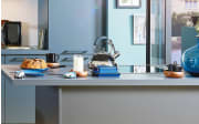 Einbauküche Uno, graphit, inklusive Bora-Muldenlüfter, inklusive Elektrogeräte