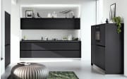 Einbauküche IP 1200, schwarz, inkl. Privileg Elektrogeräte