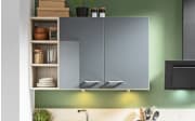 Einbauküche IP 4050, onyx grau Hochglanz, inkl. Elektrogeräte