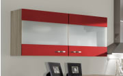 Einbauküche PN 270, graphit/rot, inklusive Elektrogeräte