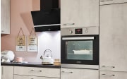 Einbauküche PN 700, Beton weiß, inklusive Zanker Elektrogeräte