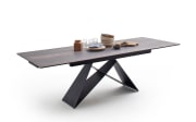 Esstisch Kobe in Holznachbildung barrique, mit ausziehbarer Tischplatte