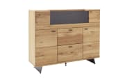 Highboard Brest in Wildeiche massiv