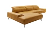 Wohnlandschaft MR 2490, gelb, Longchair links, inkl. Funktionen