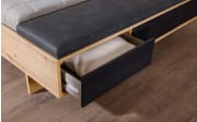 Bettanlage Apollon, Eiche Artisan-Nachbildung, 180 x 200 cm