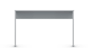 Schreibtisch Jumex, seidengrau, 120 x 58 cm
